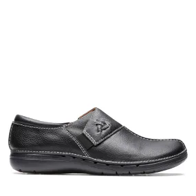 Womens Clarks Un Loop Ave Black