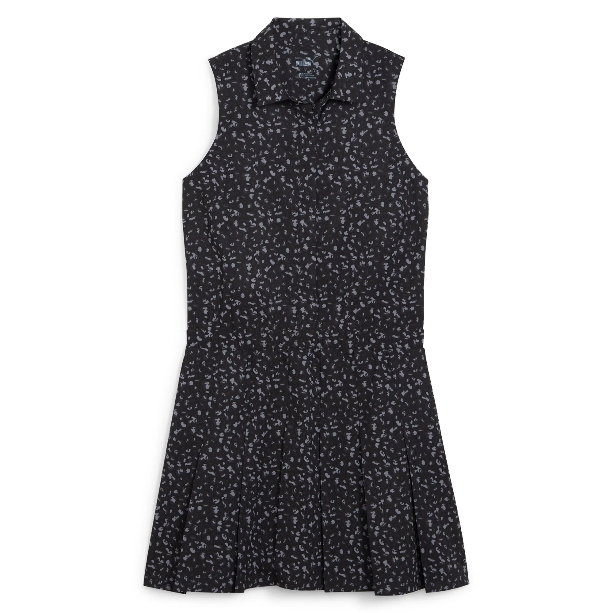 Women's Leopard Pleated Golf Dress