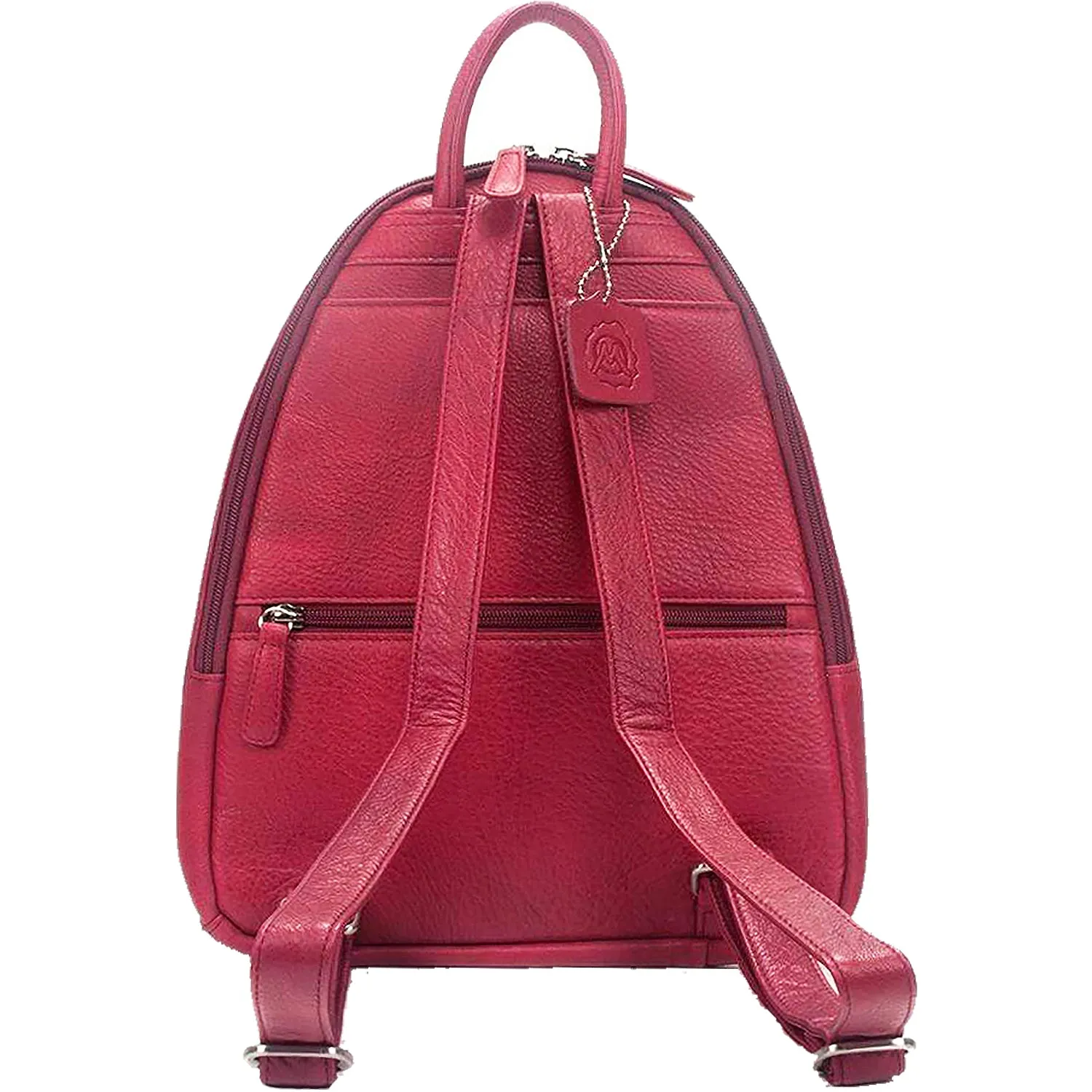 Women's Osgoode Marley Teardrop Multi Zip Backpack Garnet Leather