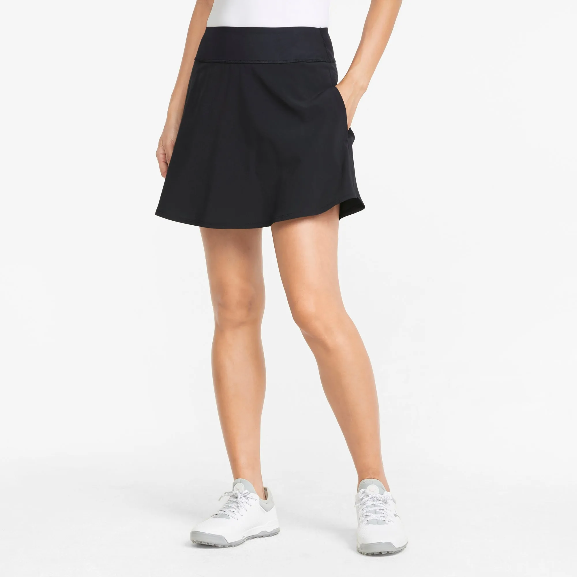 Women's PWRSHAPE Solid Golf Skirt | Puma Black