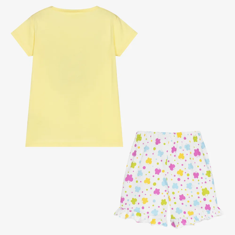 Yellow Butterfly Short Pyjamas